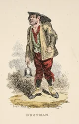 Vuilnisman, uit The Gentlemans Pocket Magazine, uitgegeven 1827